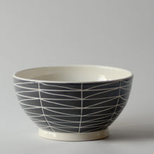 Load image into Gallery viewer, Dark Triangle Soup Bowl