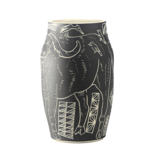 Thistle Yak Vase