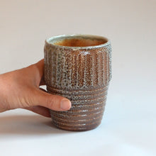 Load image into Gallery viewer, Fluted Soda Fired Tumbler