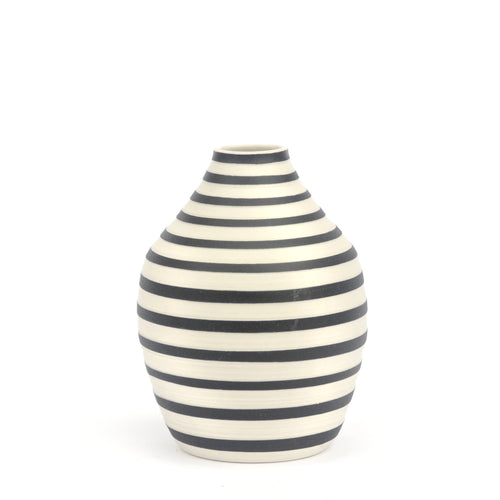 Bold Stripe Bud Vase IV