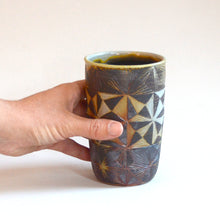 Load image into Gallery viewer, Carved Wood-Fired Tumbler