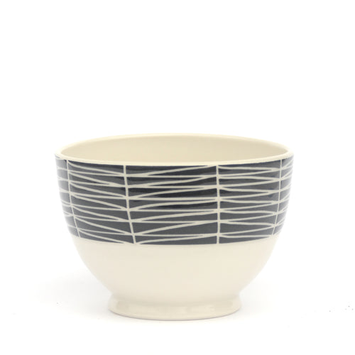 Dark Banded Cereal Bowl