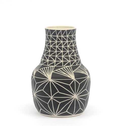 Dark Sampler Medium Vase