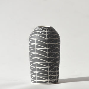 Dark Triangle Bud Vase