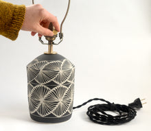 Load image into Gallery viewer, Carved Fan Lamp