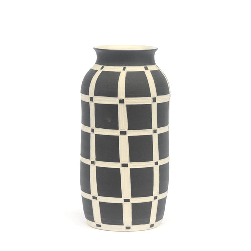 Bold Grid Medium Vase