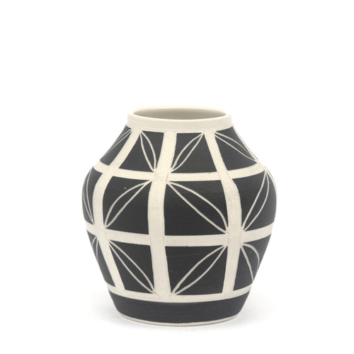 Grid Dogwood Bud Vase