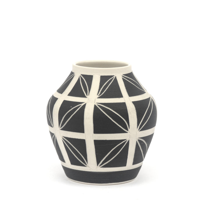 Grid Dogwood Bud Vase