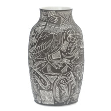 Load image into Gallery viewer, Pelican Pear Illustrated Vase