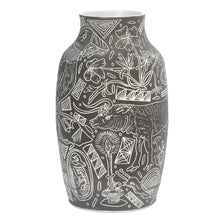 Load image into Gallery viewer, Pelican Pear Illustrated Vase