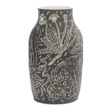Load image into Gallery viewer, Ram Bear Illustrated Vase