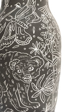 Load image into Gallery viewer, Ram Bear Illustrated Vase