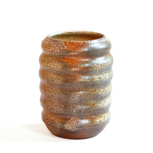 Load image into Gallery viewer, Wavy Soda Fired Vase