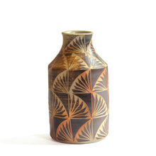Load image into Gallery viewer, Fan Bud Vase Wood Fired