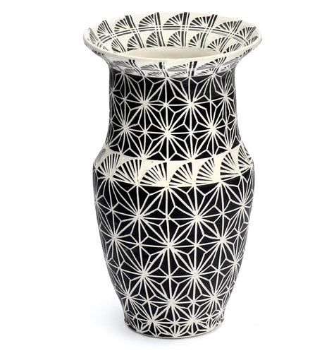 Fan Rim Vase